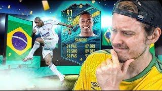 THE BEST LB IN FIFA?! 91 PLAYER MOMENTS SANDRO PLAYER REVIEW! FIFA 20 Ultimate Team