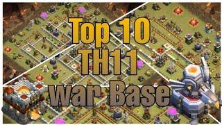 2020 Top 10 TH11 war base + link | Th11 anti 3 star war base.