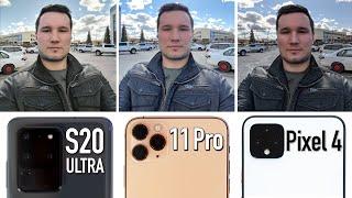 Unbiased S20 Ultra vs 11 Pro vs Pixel 4 Camera Comparison