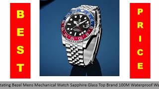 ✓ PAGANI DESIGN GMT Watches 40mm Rotating Bezel Mens Mechanical Watch Sapphire Glass Top Brand 100M