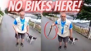 LAST WARNING! NO BIKES Here...or you will have BIG PROBLEMS!!! Epic Biker Moments 2021