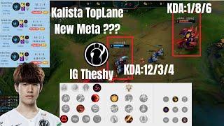 IG The shy Kalista Top Lane Destroy KR Soloq 2020 Kalista Top is New Meta Theshy S10