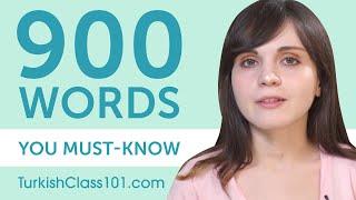 900 Words Every Turkish Beginner Must Know