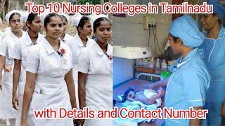 Top 10 Nursing Colleges in Tamilnadu | with Details & Contact Number.