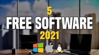 5 Free Software That Are Actually Great! 2021