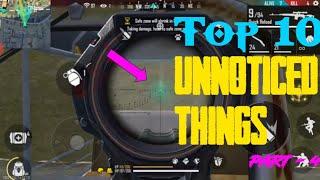 Free Fire || TOP 10 unnoticed thing part#4||User Gaming