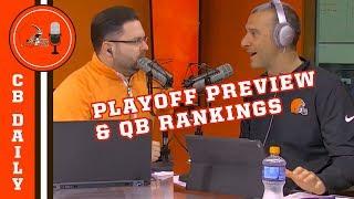 NFC Divisional Preview & Playoff QB Rankings | Cleveland Browns Daily 1/10