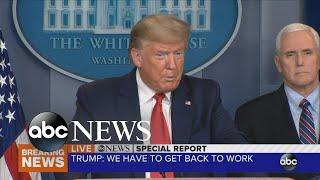 Americans need to return to work: President Trump