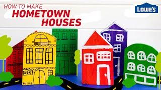 How To Make Hometown Houses | DIY Kids' Projects