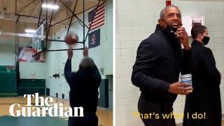 'All net': Barack Obama hits silky three-pointer on campaign trail