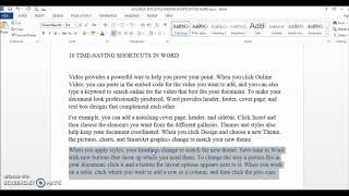 Top 10 time-saving (but little known) keyboard shortcuts in Word