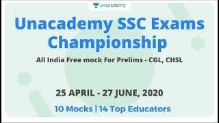 Unacademy SSC Exams Championship | 14 Top Educators | Starts From 25 April