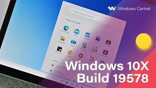 Windows 10X Build 19578 - New OOBE, Taskbar Settings, Emoji Panel + MORE