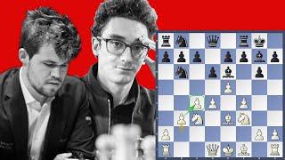 Alekhine's Defence again! | Caruana vs Carlsen Game 1 | Magnus Carlsen Invitational Round 3