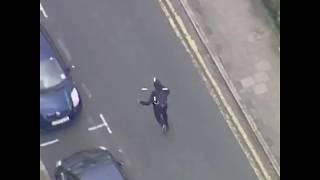 High-speed Police chase on cars and helicopter, Instant Karma for criminals