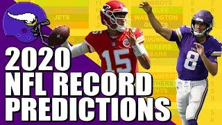 2020 NFL Record Projections 