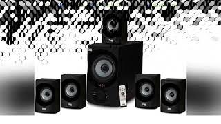 Top 10 Acoustic Audio AA5172 700W Bluetooth Home Theater 5.1 Speaker System with FM Tuner, USB, SD