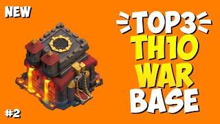 TOP 3 BEST TH10 WAR BASE 2020! Anti 2/3 Star Town Hall 10 War Base | Clash of Clans #2