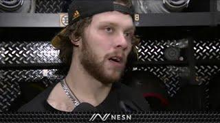 Bruins' David Pastrnak On Squad's Massive Third Period