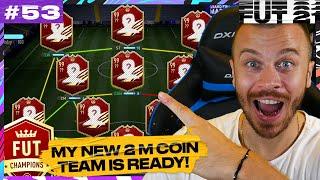 FIFA 21 I GOT THIS SUPERB END GAME CARD & COMPLETED MY MOST INSANE 2 MILLION RTG FUT CHAMPIONS TEAM!