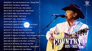 George Strait, Garth Brooks, Alan Jackson, Kenny Rogers - Top Greatest Hits Country Song 70s 80s 90s