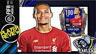 TOTY VAN DIJK GAMEPLAY & REVIEW! 100 OVR! FIFA MOBILE 20!