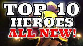 ALL NEW!  Castle Clash TOP 10 Heroes TOP 10 Castle Clash Heroes