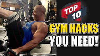 10 GYM HACKS You Need TO KNOW! Tips For Better Workouts!