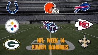 Top 10 NFL Power Rankings Week 14