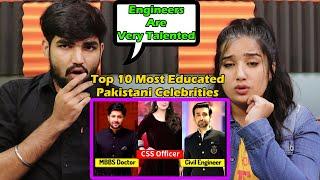 Indian Reaction On Top 10 Most Educated Pakistani Celebrities | Shilpa Views