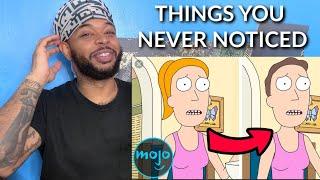 Top 10 Crazy Things You Never Noticed in Rick and Morty | Reaction