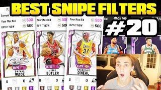 TOP 10 BEST SNIPE FILTERS TO USE RIGHT NOW IN NBA 2K20 MYTEAM! SECRET GALAXY OPAL FILTERS! NBA 2K20