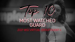 TOP 10: Most Watched Guards WGI Group Week 4