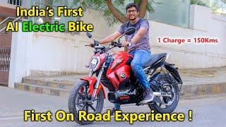 First Electric Bike in India! On Road Ride Experience 