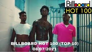 Billboard Hot 100 - Top 10 Songs of the Week (08/07/2021)