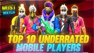 TOP 10 UNDERRATED MOBILE PLAYER OF INDIA 