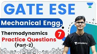 7:00 PM - GATE ESE 2021 | Mechanical Engg by Vishal Sir | Practice Questions (Part-2)