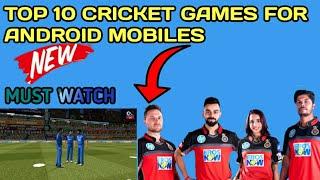 Top 10 cricket game for Android ||| 4k graphics || 2020 new games|||