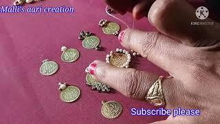 latest lakshmi coin work ideas only for beginners/ top 10 lakshmi kasu embroidery for bridal blouses