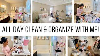 ALL DAY CLEAN, ORGANIZE & DECLUTTER WITH ME // Jessica Tull cleaning motivation