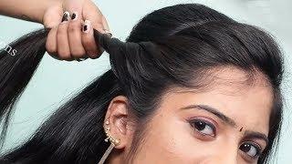 best girls hairstyles with trick || hairstyle for thin hair || party hairstyle || ladies hair style