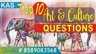 KAS-- TOP 10 ART & CULTURE QUESTIONS