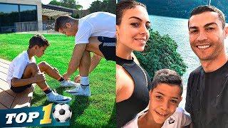 Cristiano Ronaldo plays withs son CR7 JR | Weekend Ronaldo Family Activity