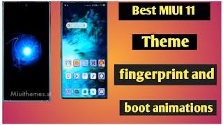 Best MIUI 11 theme with fingerprint and boot animations #13