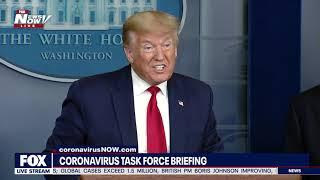 THURSDAY UPDATE: President Trump portion of task force briefing at White House