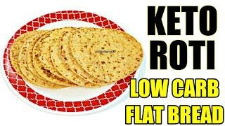 Keto Flatbread Recipe | Low Carb Keto Roti