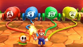 Mario Party The Top 100 MiniGames - Mario Vs Luigi Vs Yoshi Vs Peach (Master Cpu)