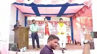 TOP 10 SONGBENAI BAHRI singing a song in St Xavier's school lauriya