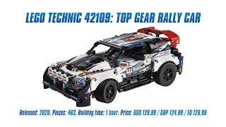 LEGO Technic 42109: Top Gear Rally Car: In-depth Review, Speed Build & Parts List [4K]