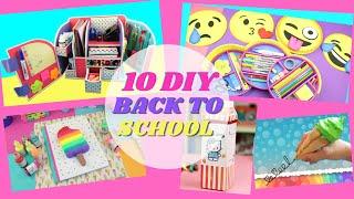 10 DIY BACK TO SCHOOL- The best School Supplies | aPasos Crafts DIY